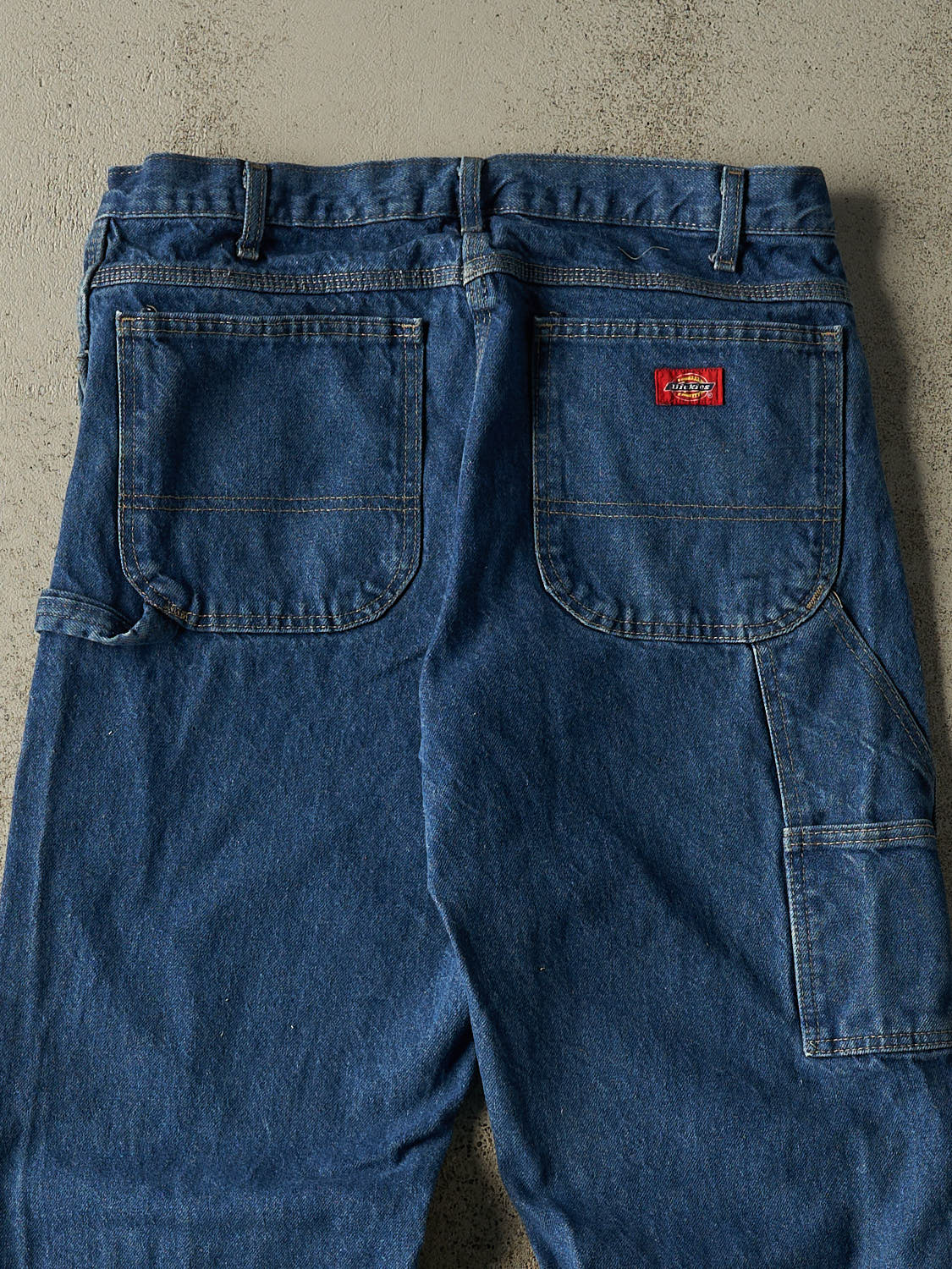 Vintage 90s Dark Wash Dickies Carpenter 3/4 Jeans (34x24)