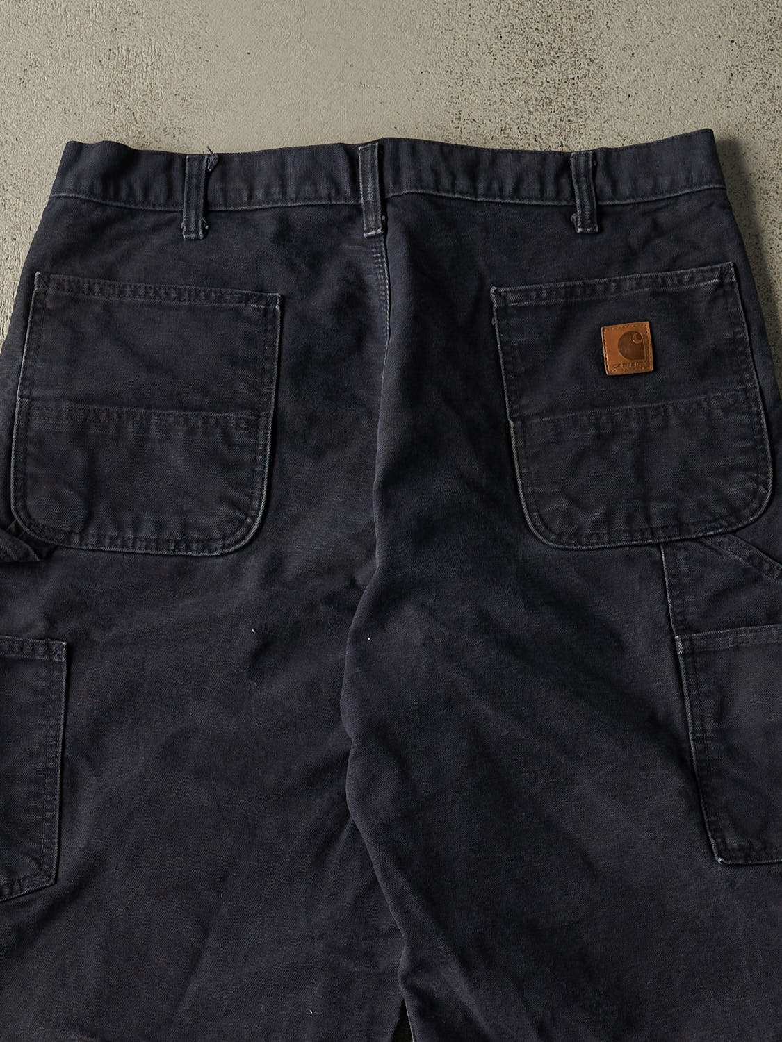 Vintage 90s Navy Blue Carhartt Carpenter 3/4 Pant (35x23.5)