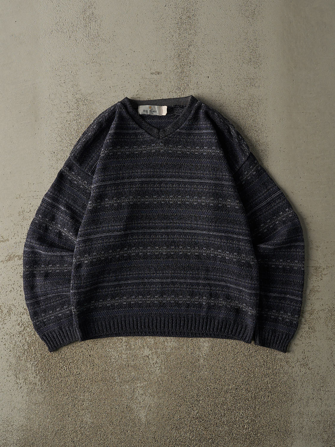 Vintage 90s Navy Blue Bill Blass Knit (S)