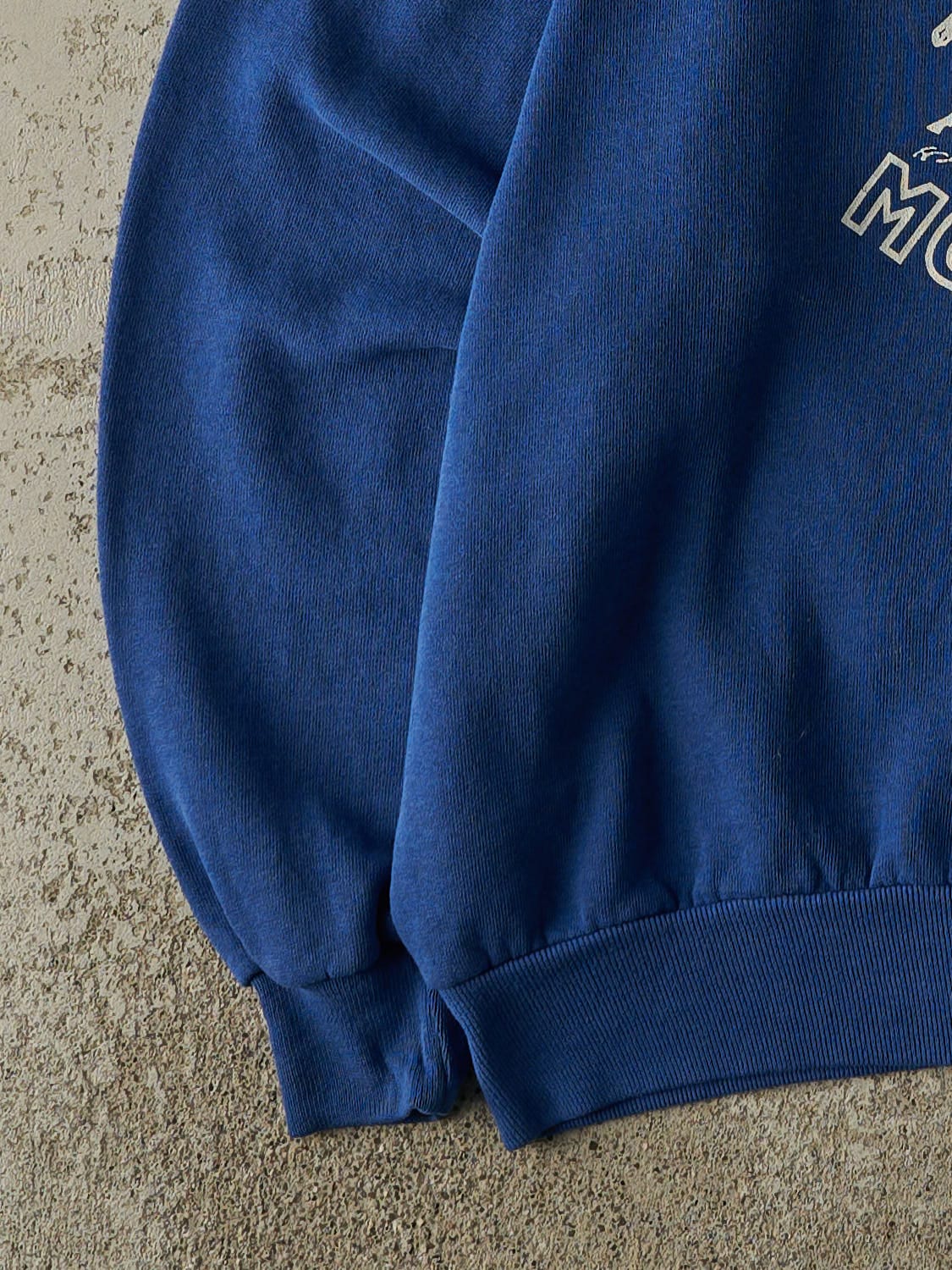 Vintage 90s Blue Surrey Mustangs Crewneck (M)