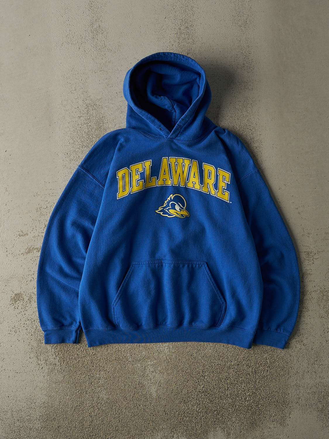 Vintage Y2K Blue University of Delaware Hoodie (M)