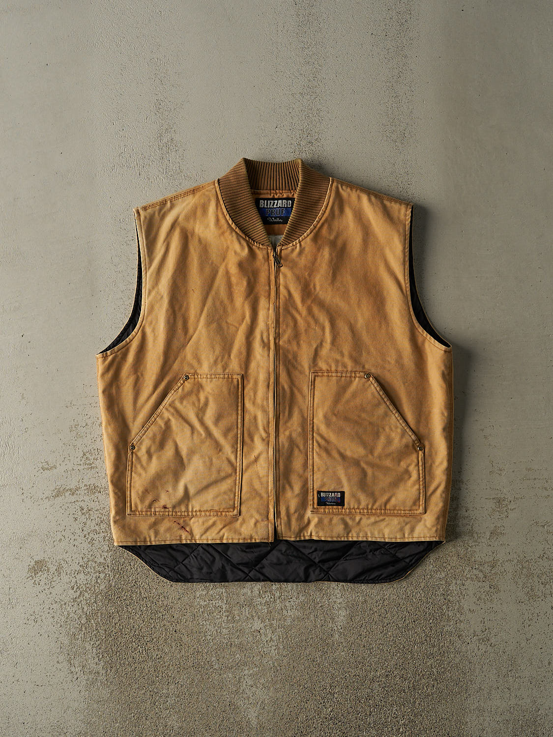 Vintage 90s Beige Blizzard Pruf Work Vest (XL)