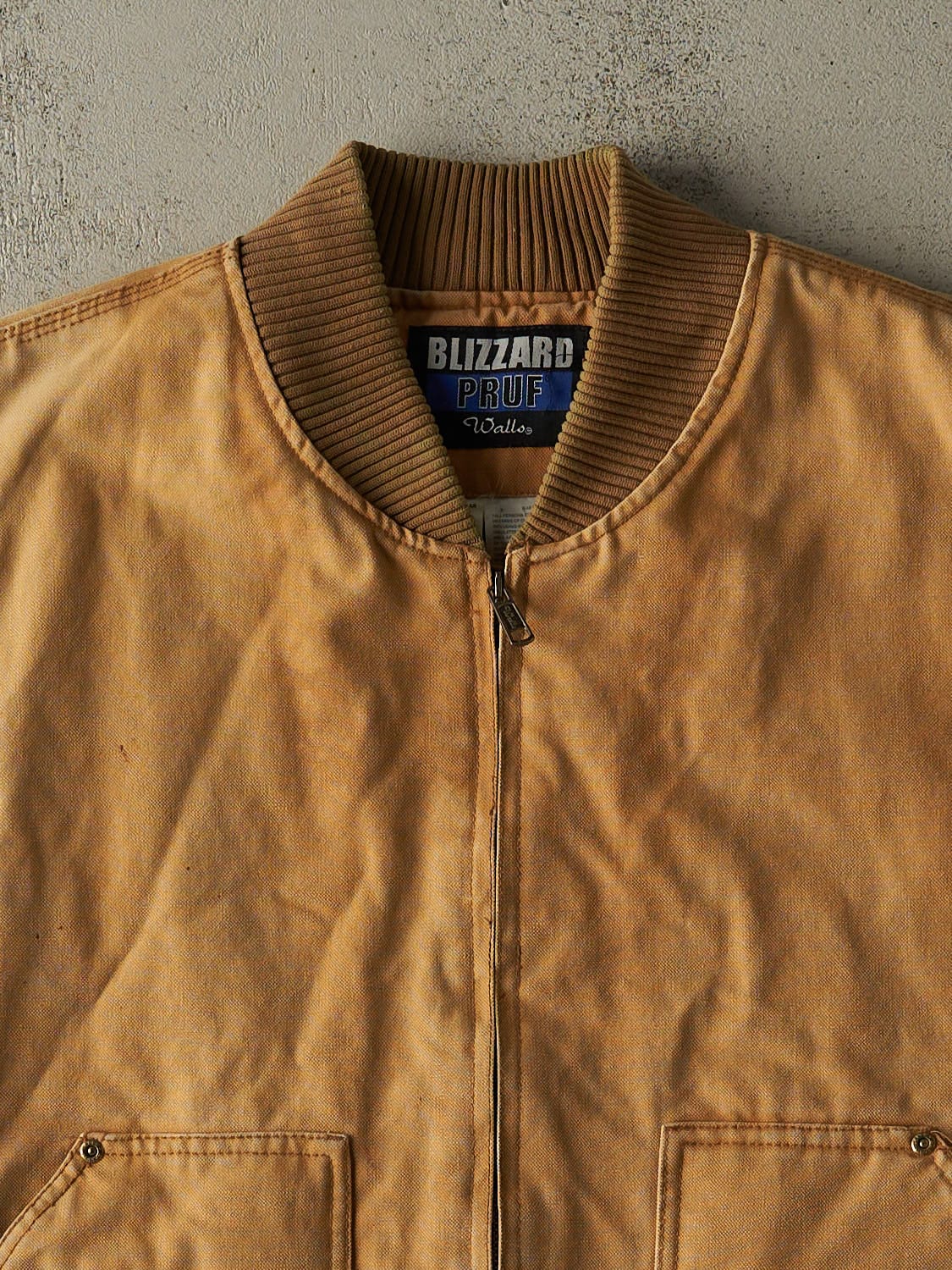 Vintage 90s Beige Blizzard Pruf Work Vest (XL)