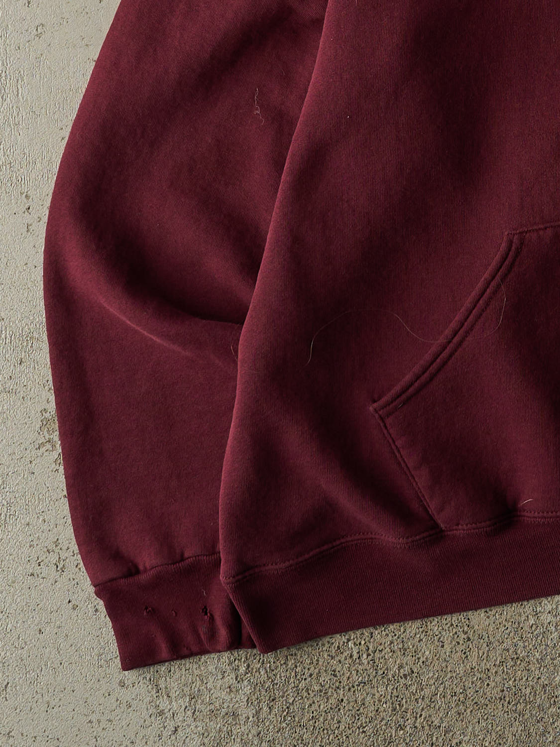Vintage Y2K Burgundy Russell Athletic Nationals Embroidered Hoodie (XL)