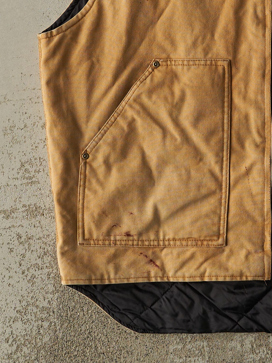 Vintage 90s Beige Blizzard Pruf Work Vest (XL)
