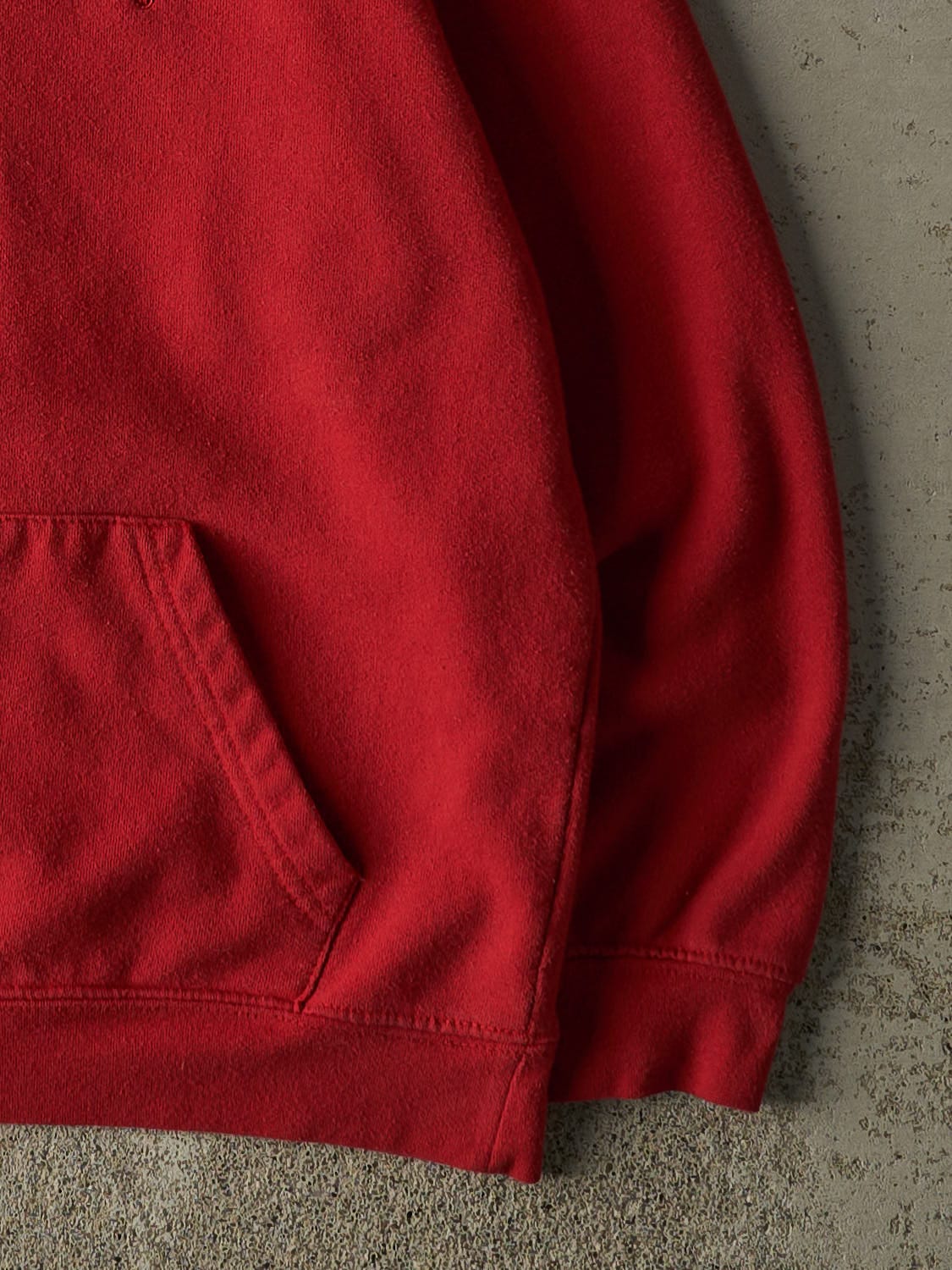 Vintage Y2K Red University of Wisconsin Badgers Embroidered Hoodie (S)