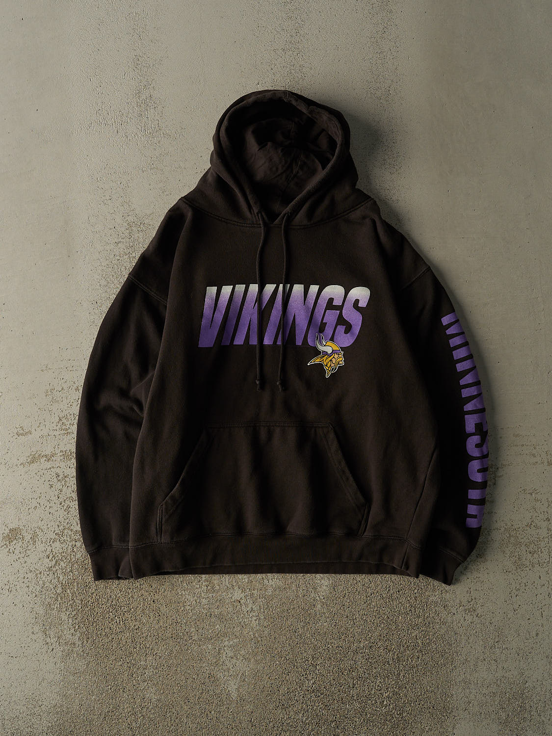 Vintage Y2K Black Minnesota Vikings Hoodie (M/L)