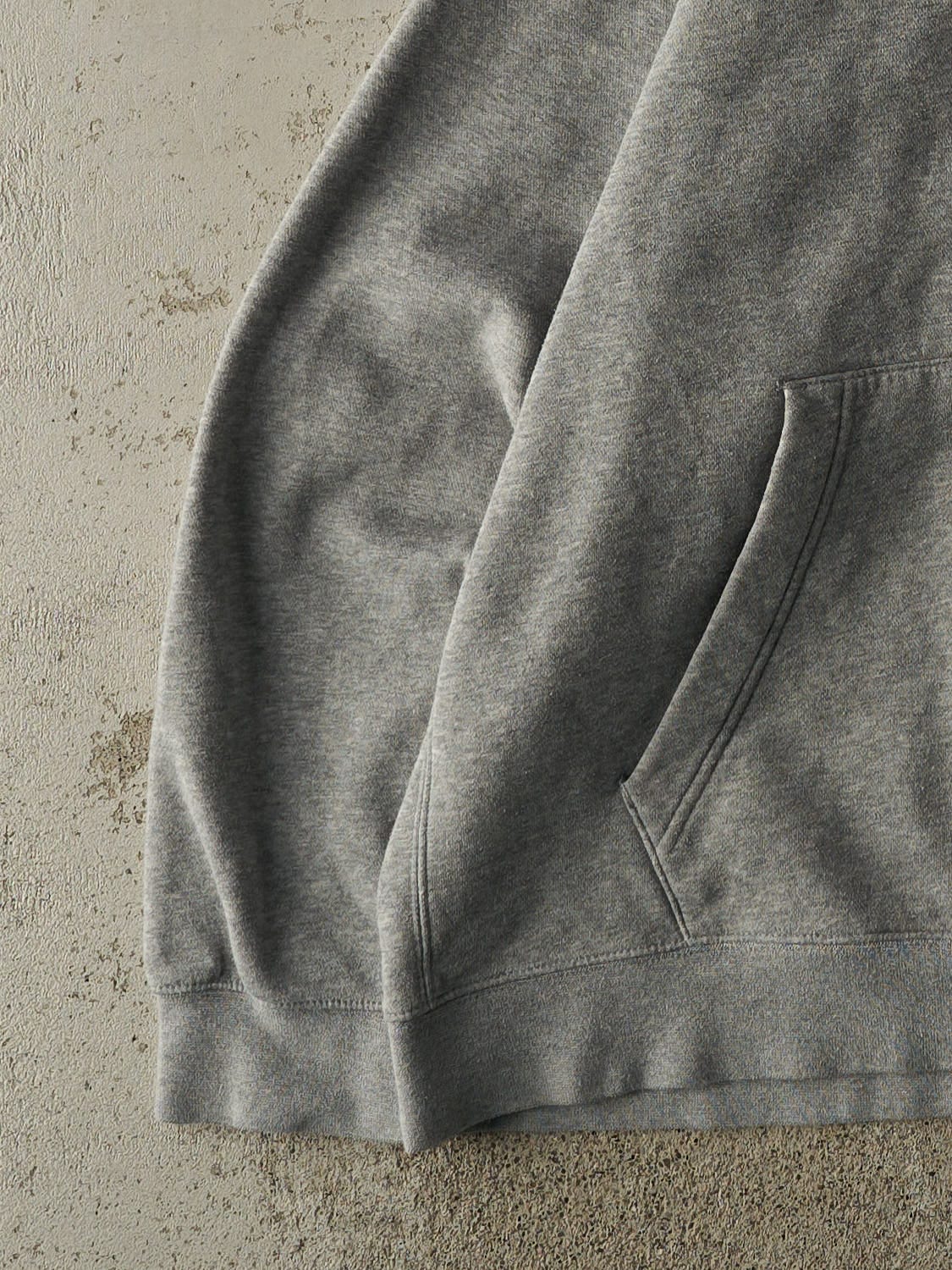 Vintage Y2K Grey Nike Embroidered Swoosh Hoodie (XL/XXL)