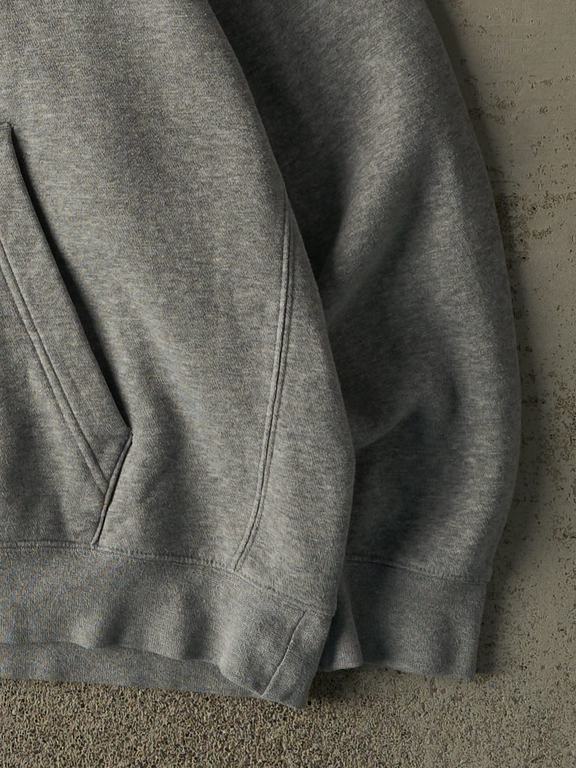 Vintage Y2K Grey Nike Embroidered Swoosh Hoodie (XL/XXL)