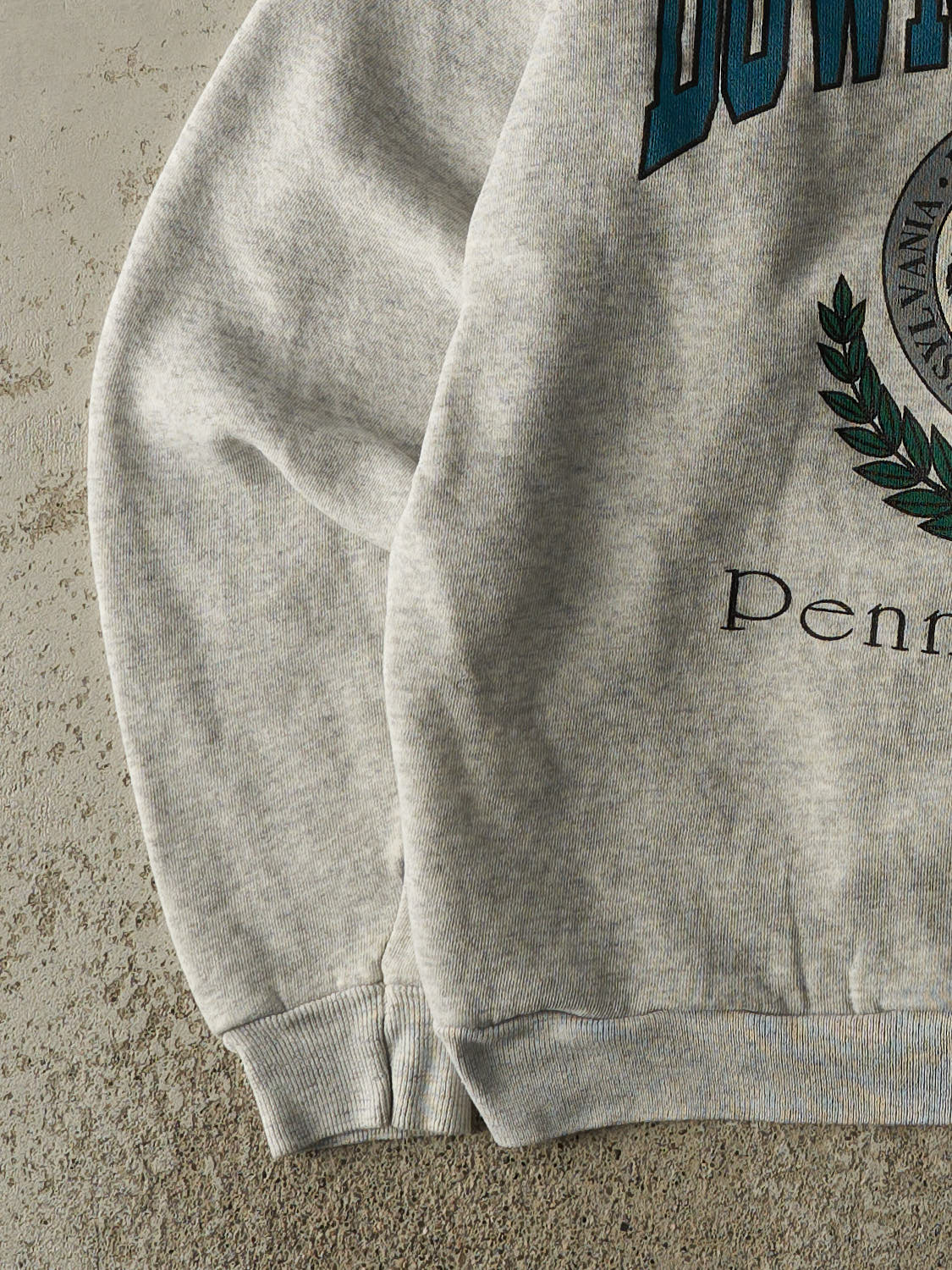 Vintage 90s Heather Grey Downington Pennsylvania Crewneck (S/M)