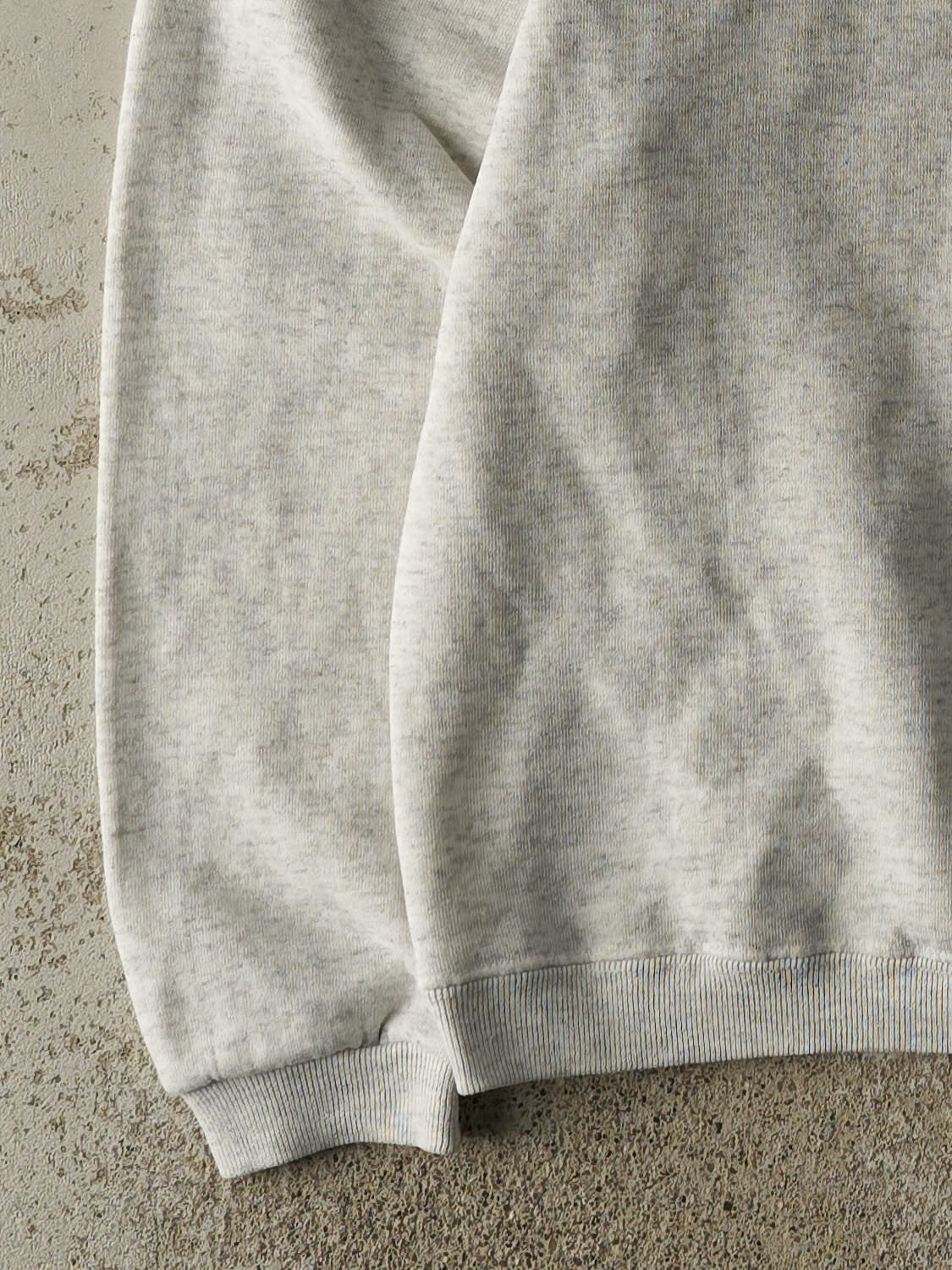 Vintage 90s Heather Grey Disney Epcot Center Quarter Zip Sweater (M/L)
