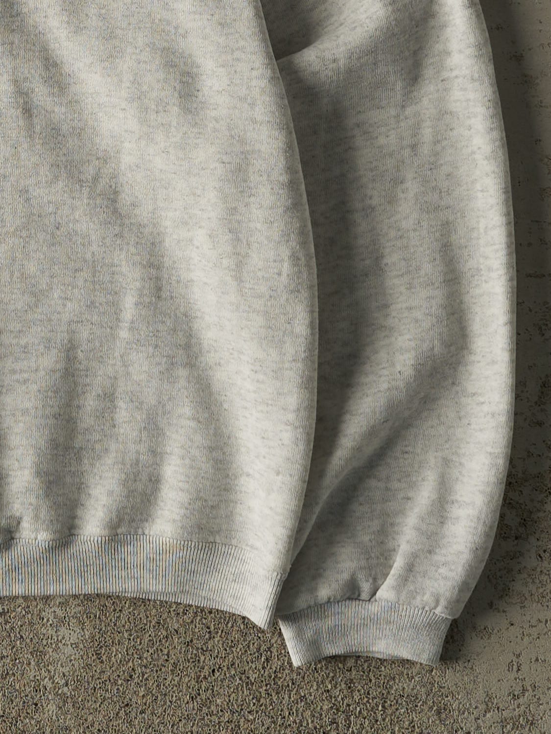 Vintage 90s Heather Grey Disney Epcot Center Quarter Zip Sweater (M/L)
