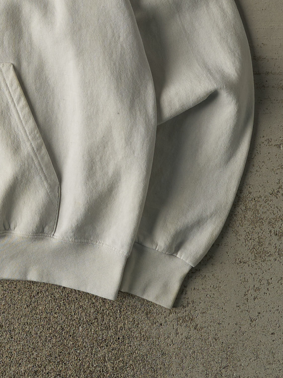 Vintage Y2K White Rutgers University Embroidered Hoodie (S/M)