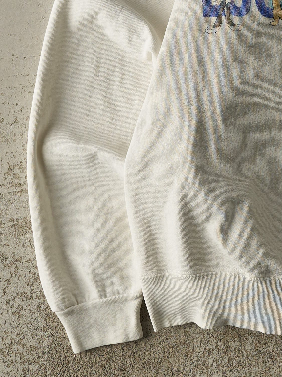 Vintage 91' White Looney Tunes Crewneck (S/M)