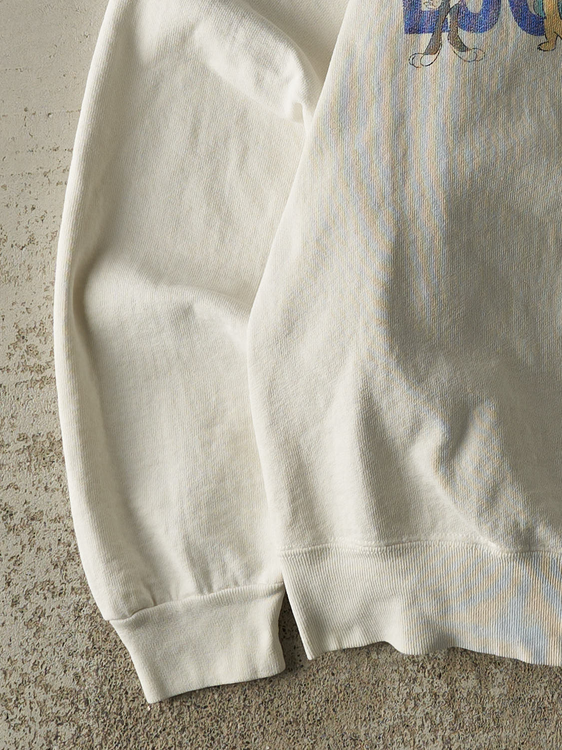 Vintage 91' White Looney Tunes Crewneck (S/M)