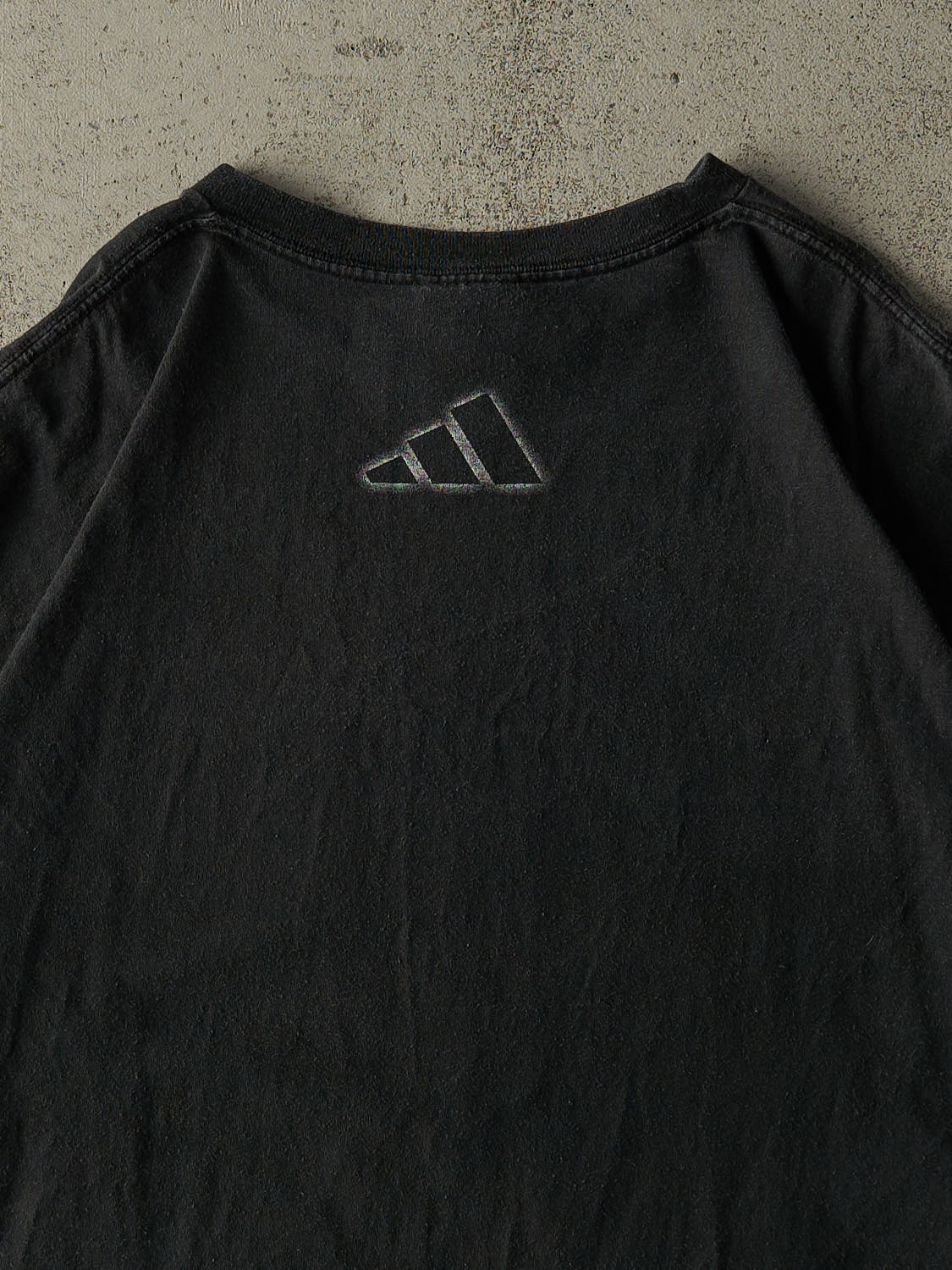 Vintage 90s Black Adidas Logo Tee (XXL/XXXL)