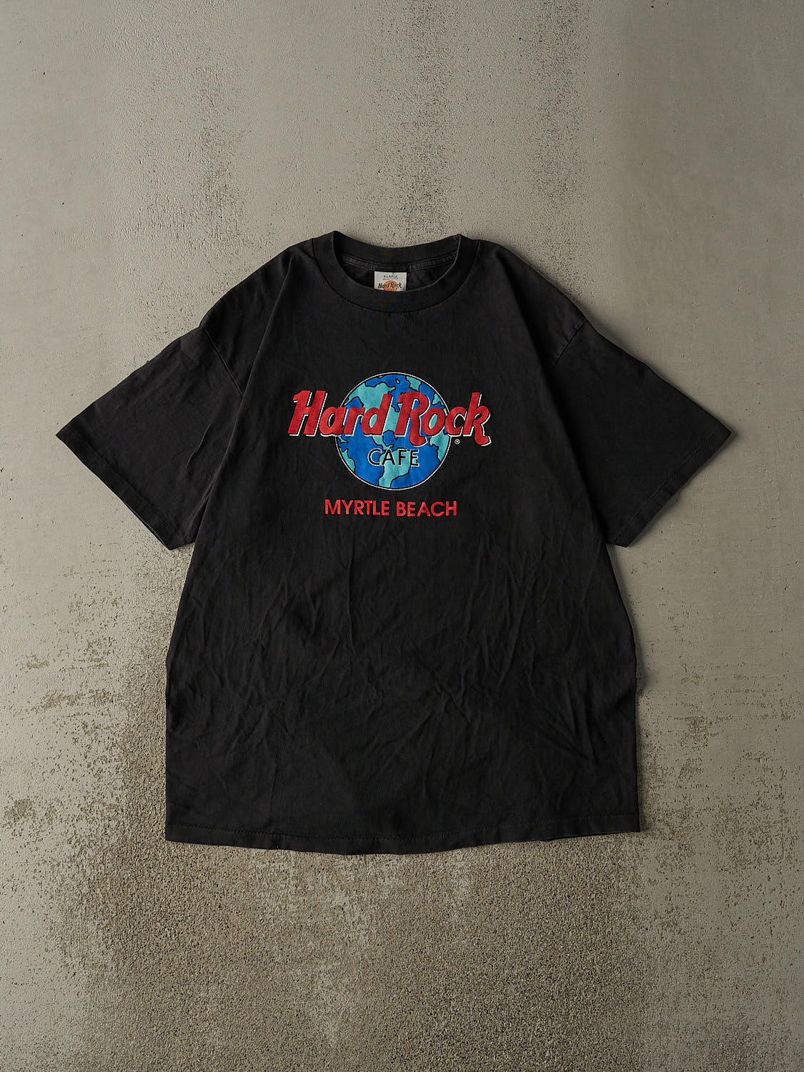 Vintage 90s Black Hard Rock Cafe Myrtle Beach Tee (XL)
