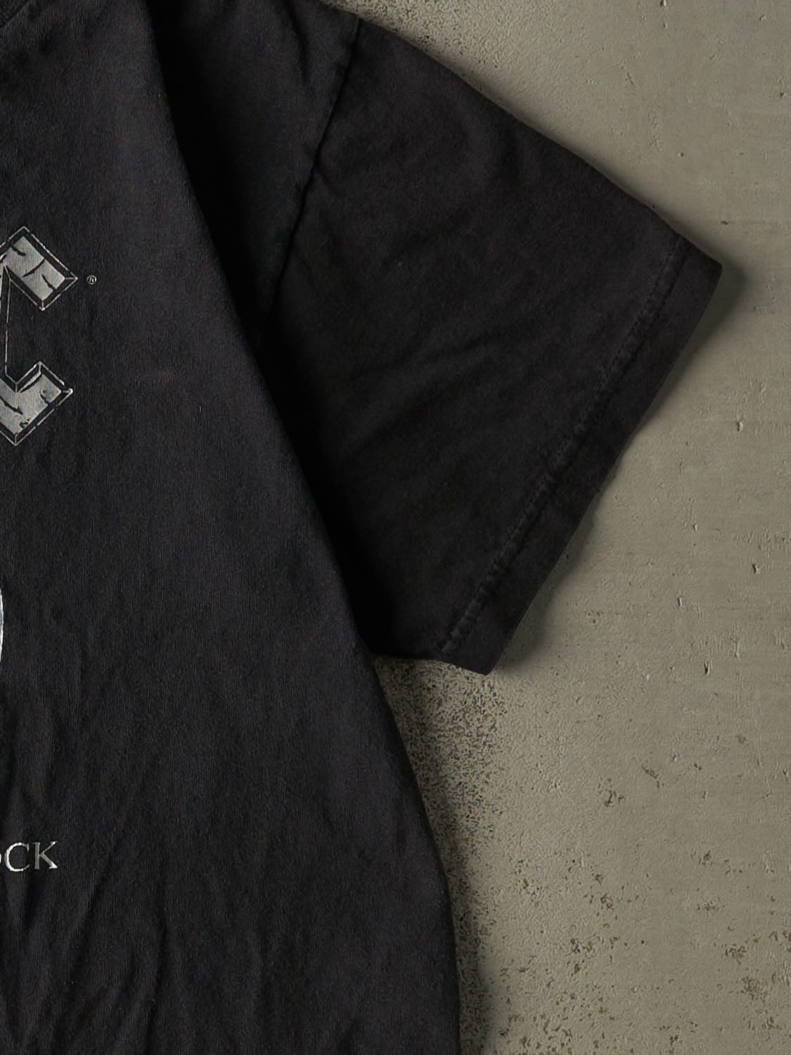Vintage 08' Faded Black AC/DC "For Those About To Rock" Tee (S/M)