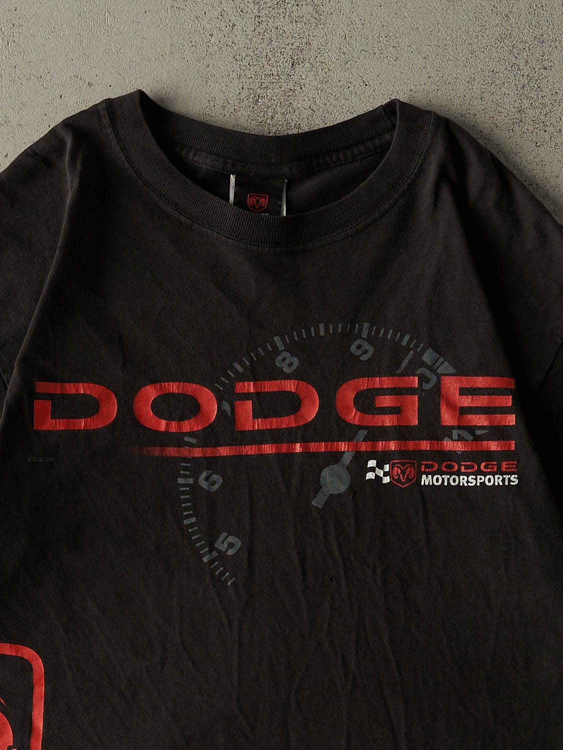 Vintage Y2K Black Dodge Motor Sports Tee (M/L)