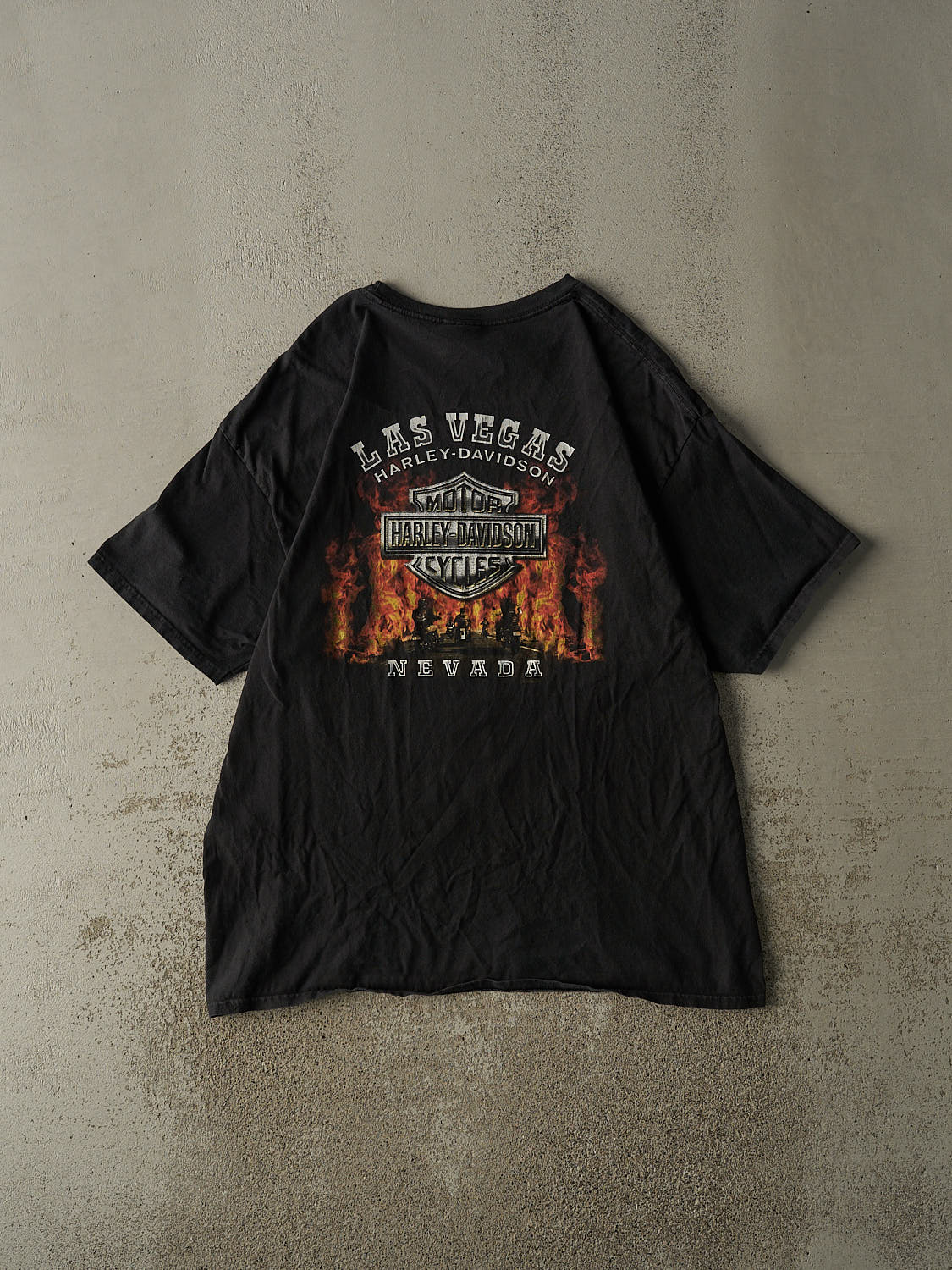 Vintage 03' Black Harley Davidson Las Vegas Tee (XL/XXL)