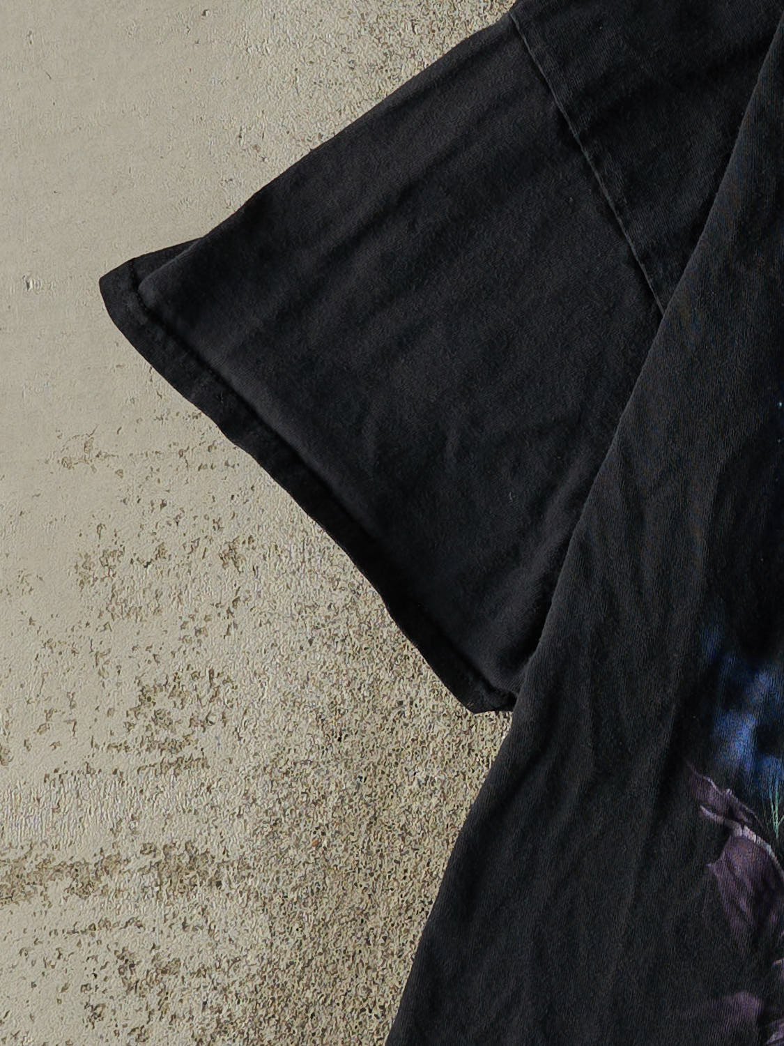 Vintage Y2K Faded Black Wolf Nature Tee (L/XL)