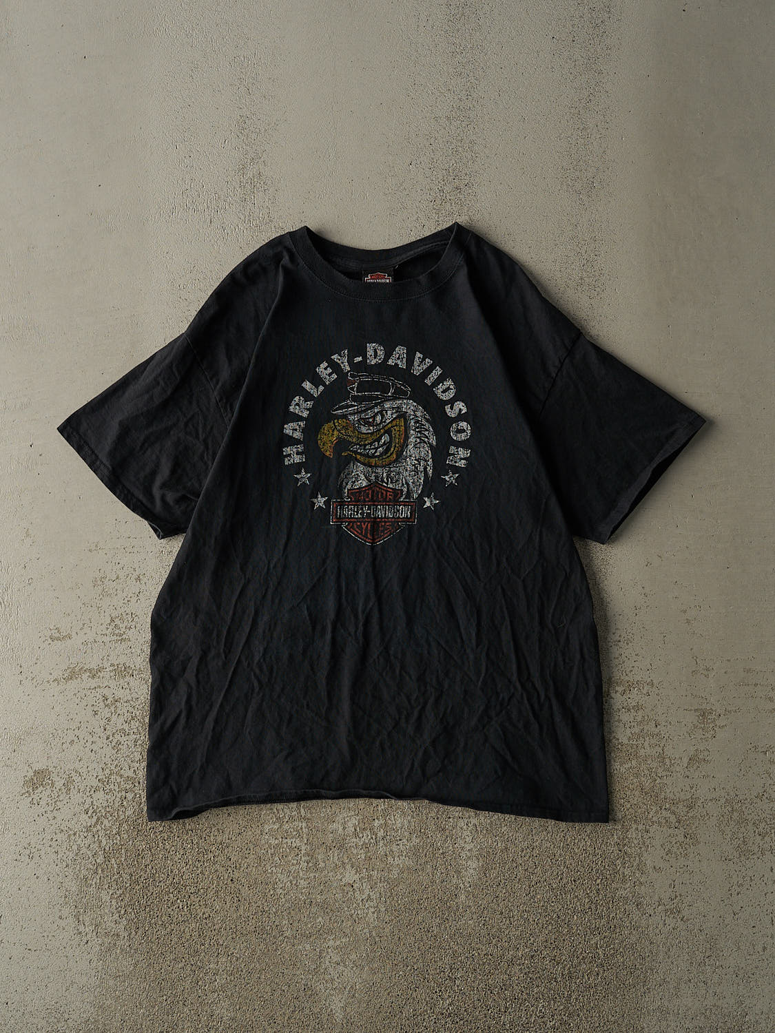 Vintage 13' Black Harley Davidson Oakdale NY Tee (L/XL)