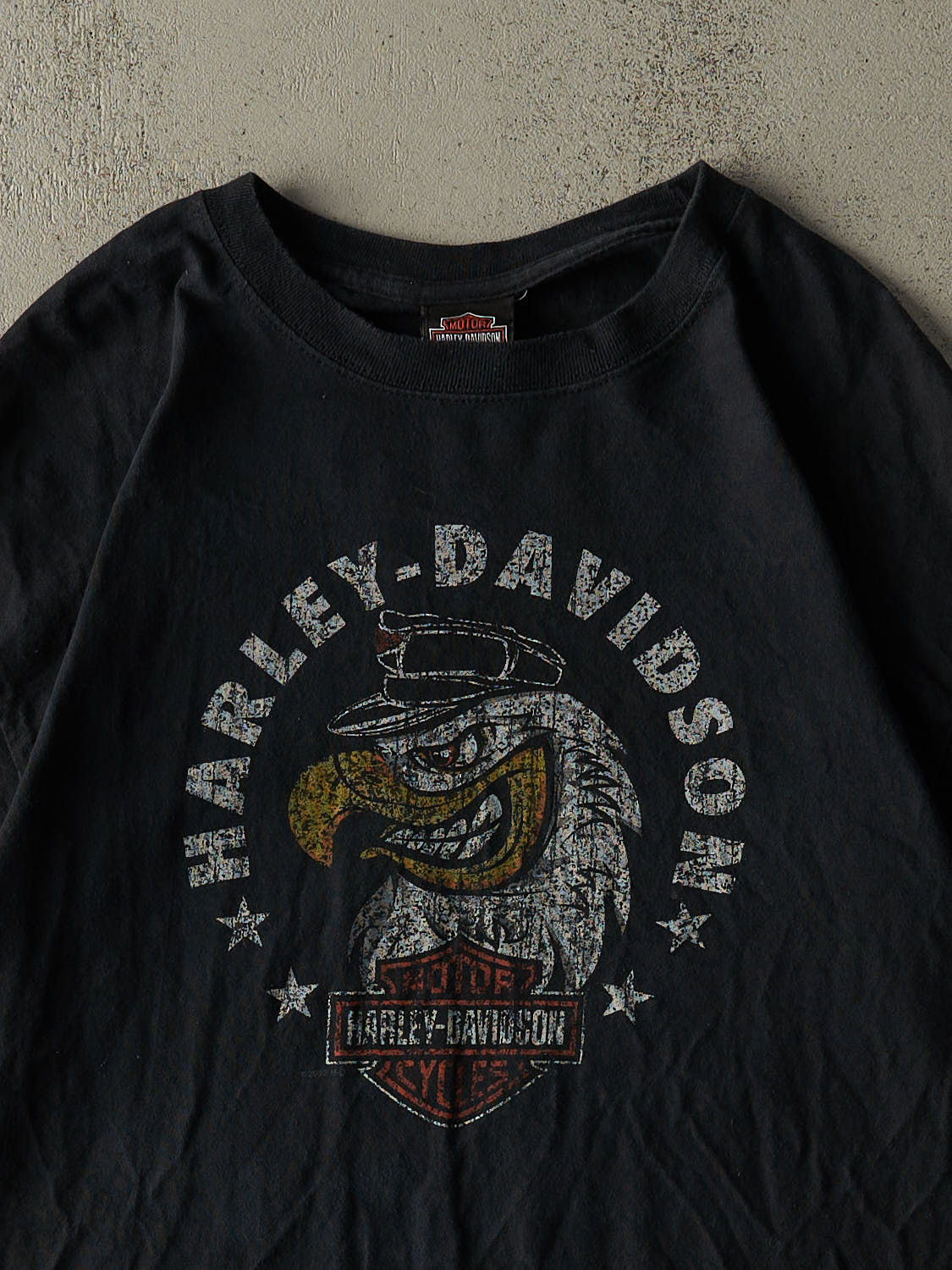 Vintage 13' Black Harley Davidson Oakdale NY Tee (L/XL)