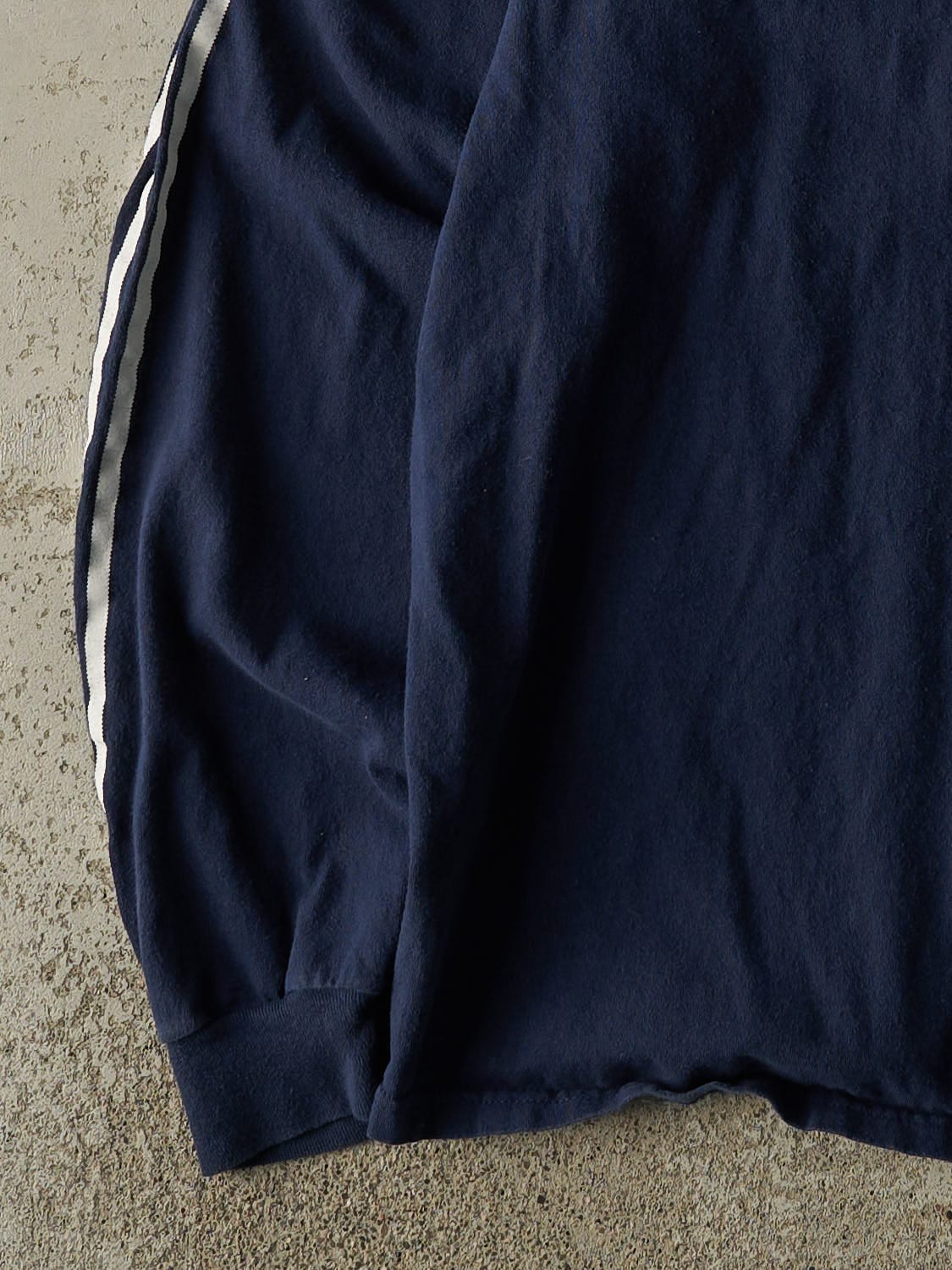 Vintage 90s Navy Blue Adidas Long Sleeve (XL)