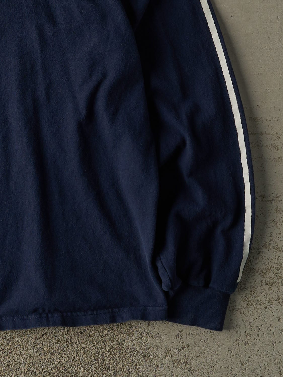 Vintage 90s Navy Blue Adidas Long Sleeve (XL)