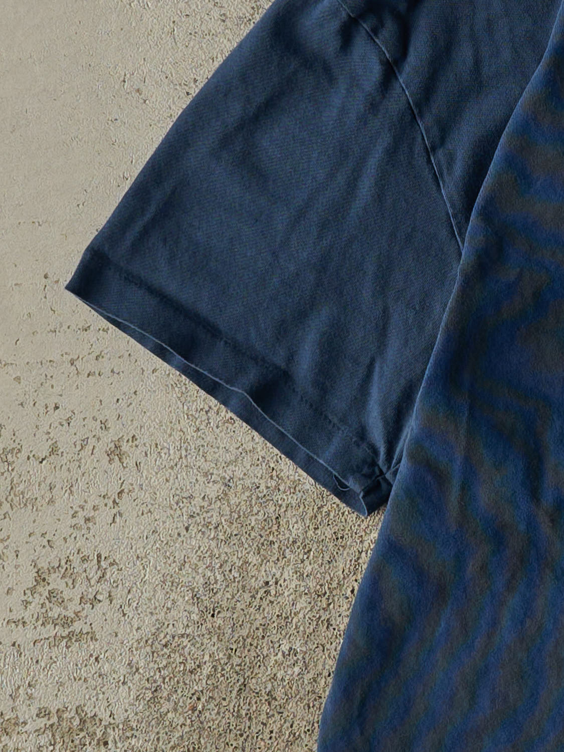 Vintage 90s Navy Blue Polo Ralph Lauren Embroidered Pocket Single Stitch Tee (S)