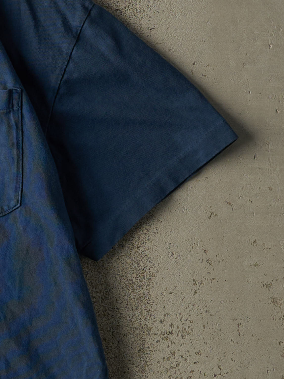 Vintage 90s Navy Blue Polo Ralph Lauren Embroidered Pocket Single Stitch Tee (S)