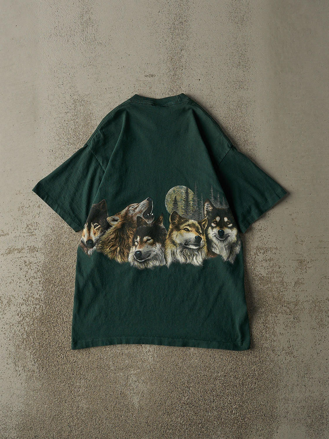 Vintage 90s Green Minnesota Nature Single Stitch Tee (S/M)