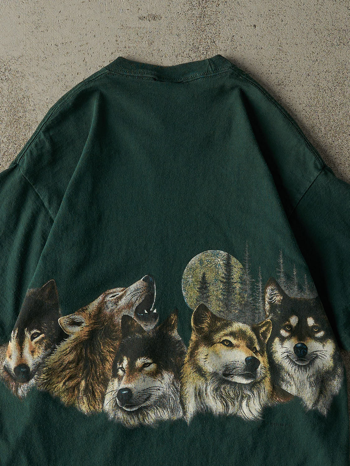 Vintage 90s Green Minnesota Nature Single Stitch Tee (S/M)