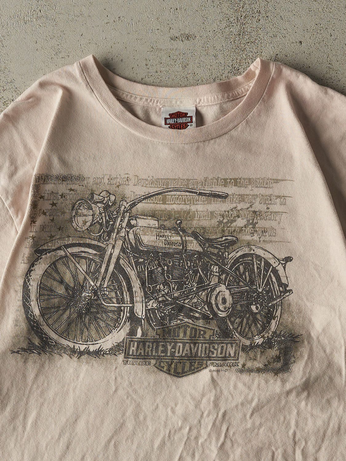 16' Beige Harley Davidson Lindon Utah Tee (M/L)