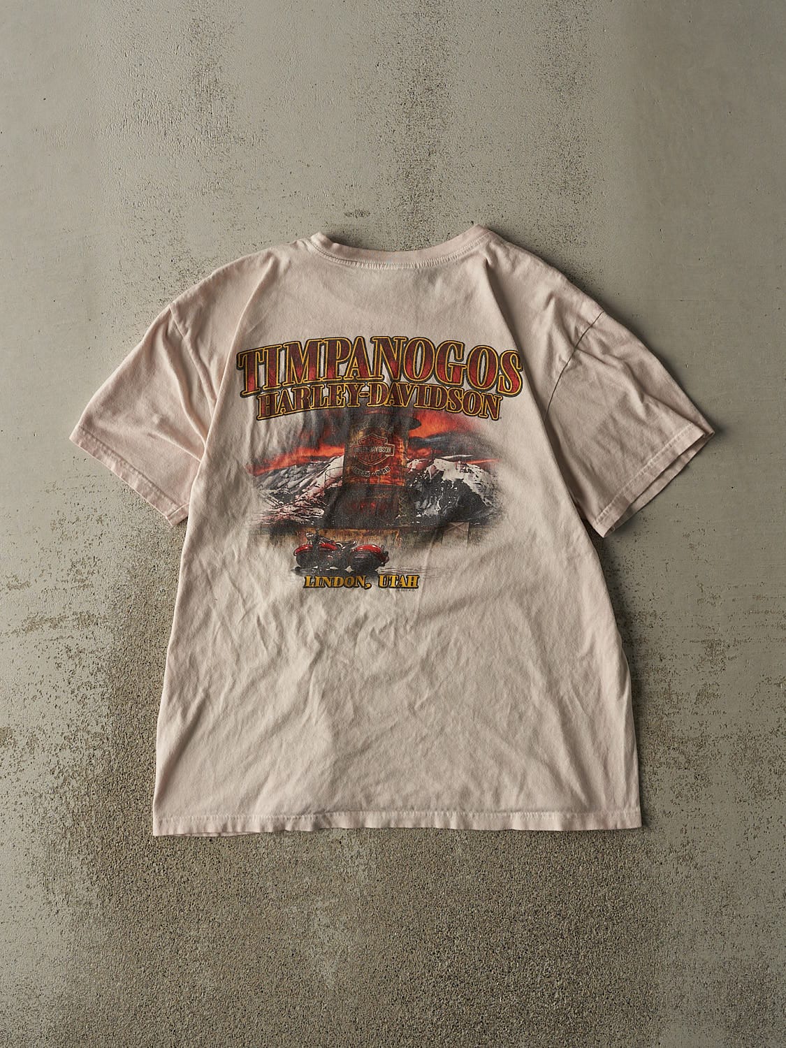 16' Beige Harley Davidson Lindon Utah Tee (M/L)
