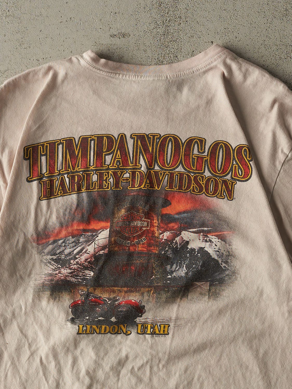 16' Beige Harley Davidson Lindon Utah Tee (M/L)