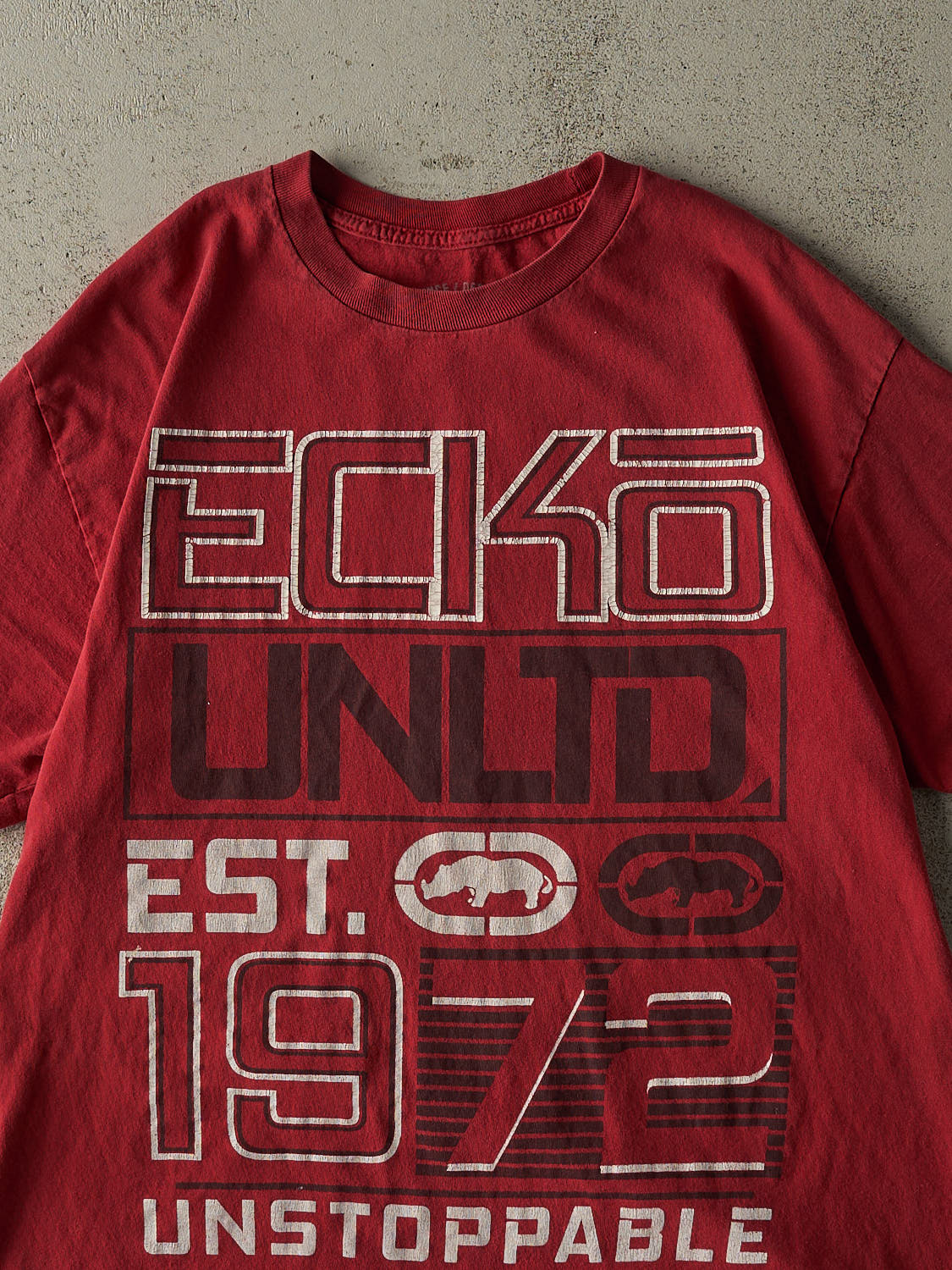 Vintage Y2K Red Ecko Tee (XL)