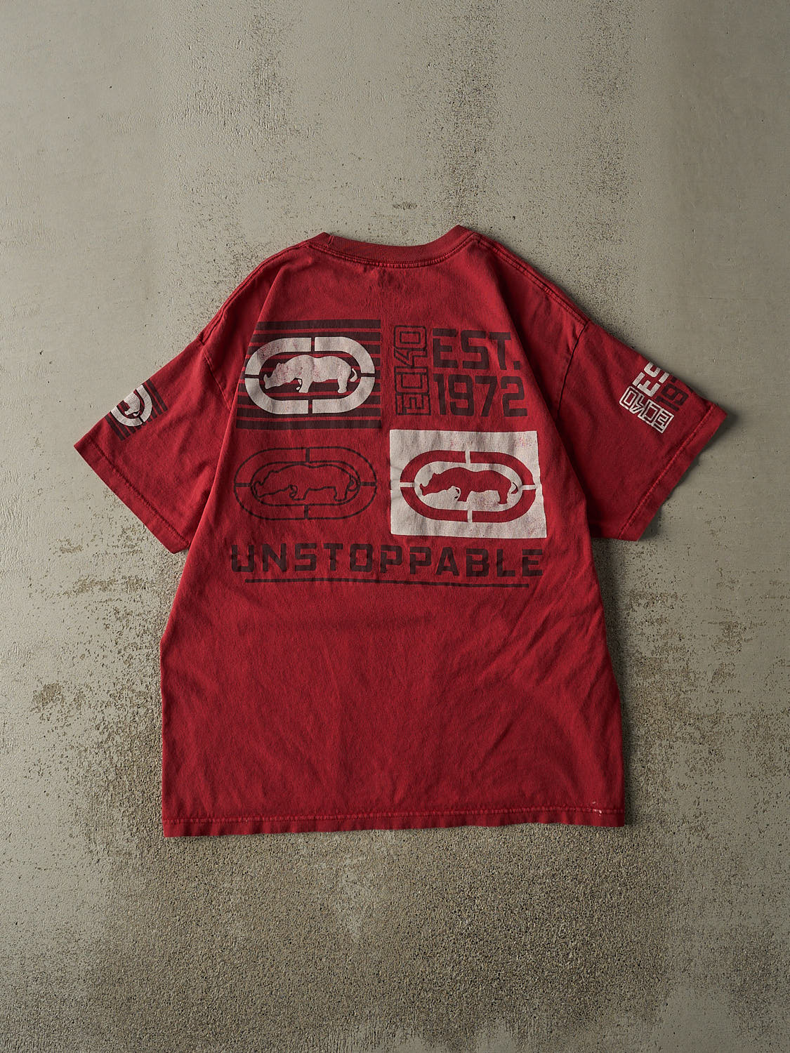 Vintage Y2K Red Ecko Tee (XL)