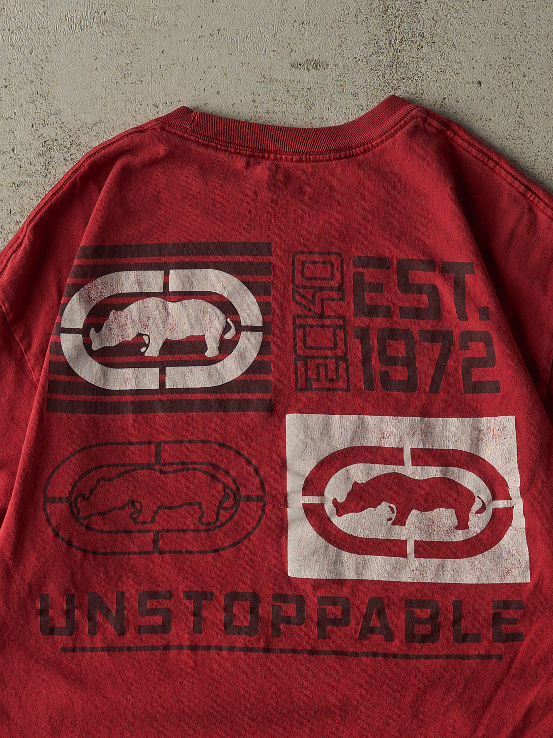 Vintage Y2K Red Ecko Tee (XL)