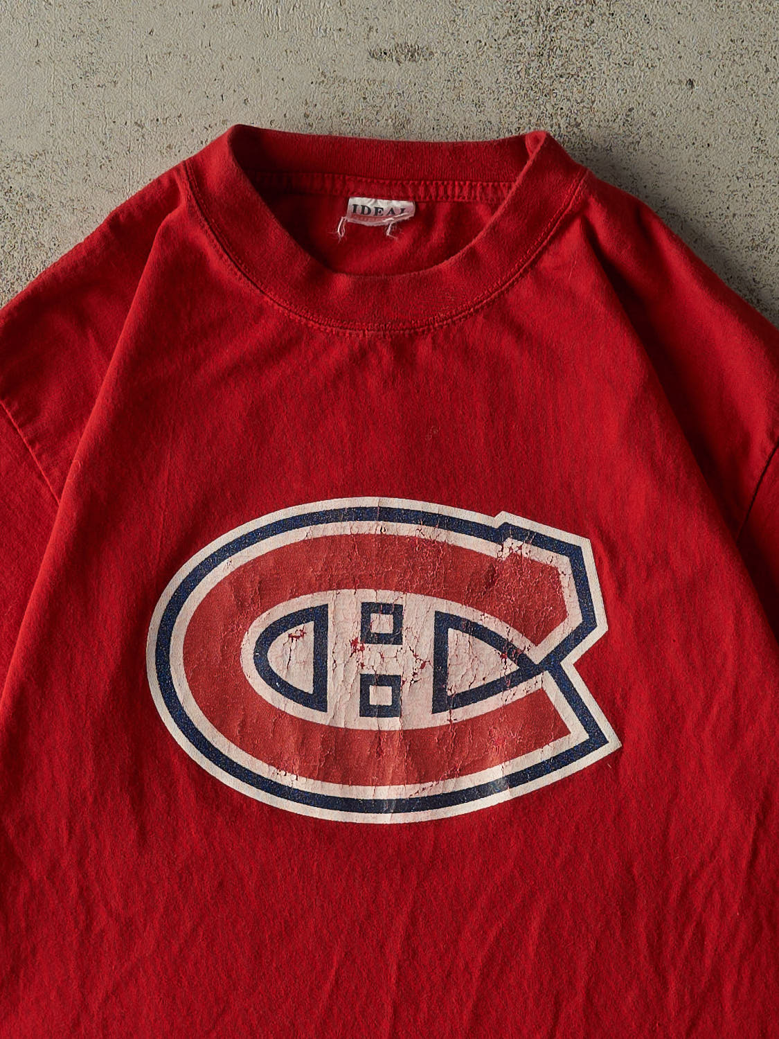 Vintage Y2K Red Montreal Canadiens #13 Mike Cammalleri Tee (S/M)