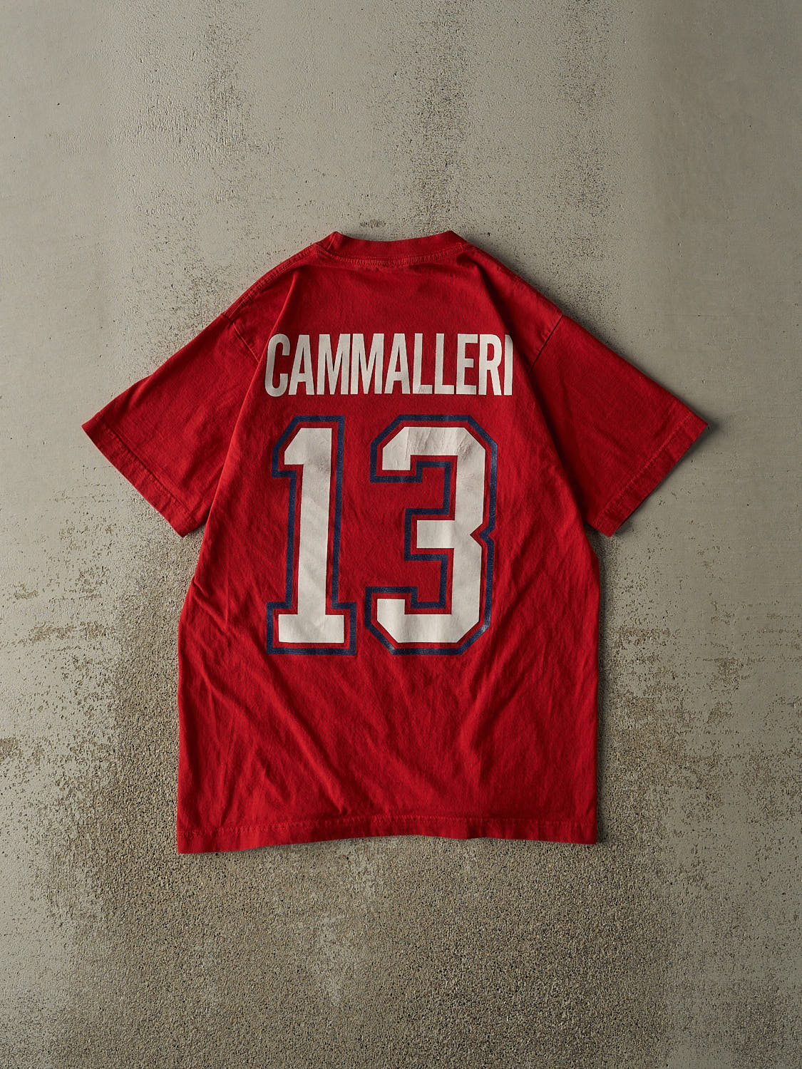 Vintage Y2K Red Montreal Canadiens #13 Mike Cammalleri Tee (S/M)