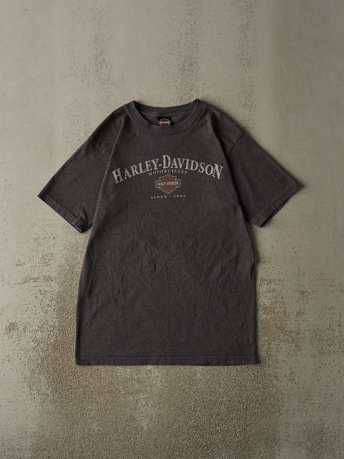 Vintage 07' Charcoal Grey Harley Davidson Germany Tee (M/L)