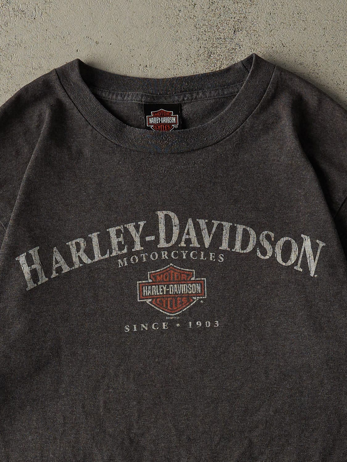 Vintage 07' Charcoal Grey Harley Davidson Germany Tee (M/L)