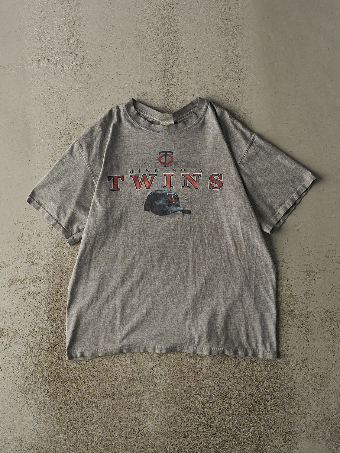 Vintage 06' Grey Minnesota Twins Tee (L)