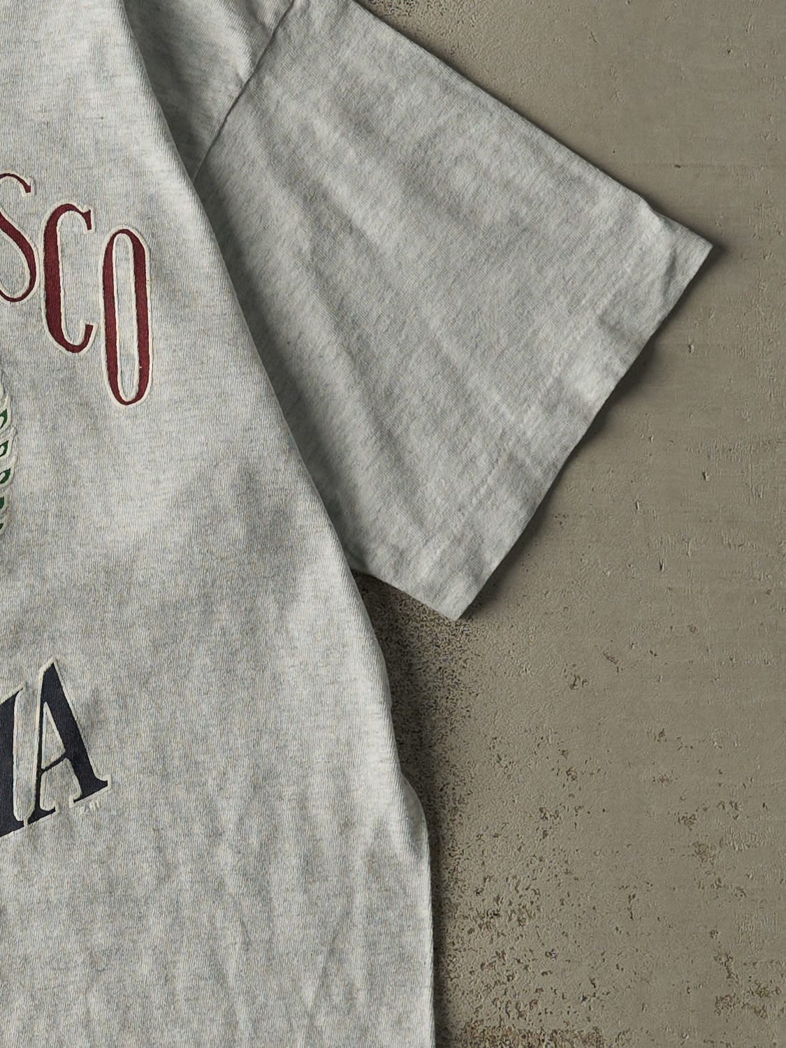 Vintage 80s Heather Grey San Francisco California Single Stitch Tee (M/L)