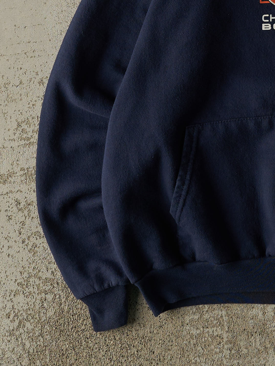 Vintage 07' Navy Blue Chicago Bears Superbowl XLI Hoodie (S/M)