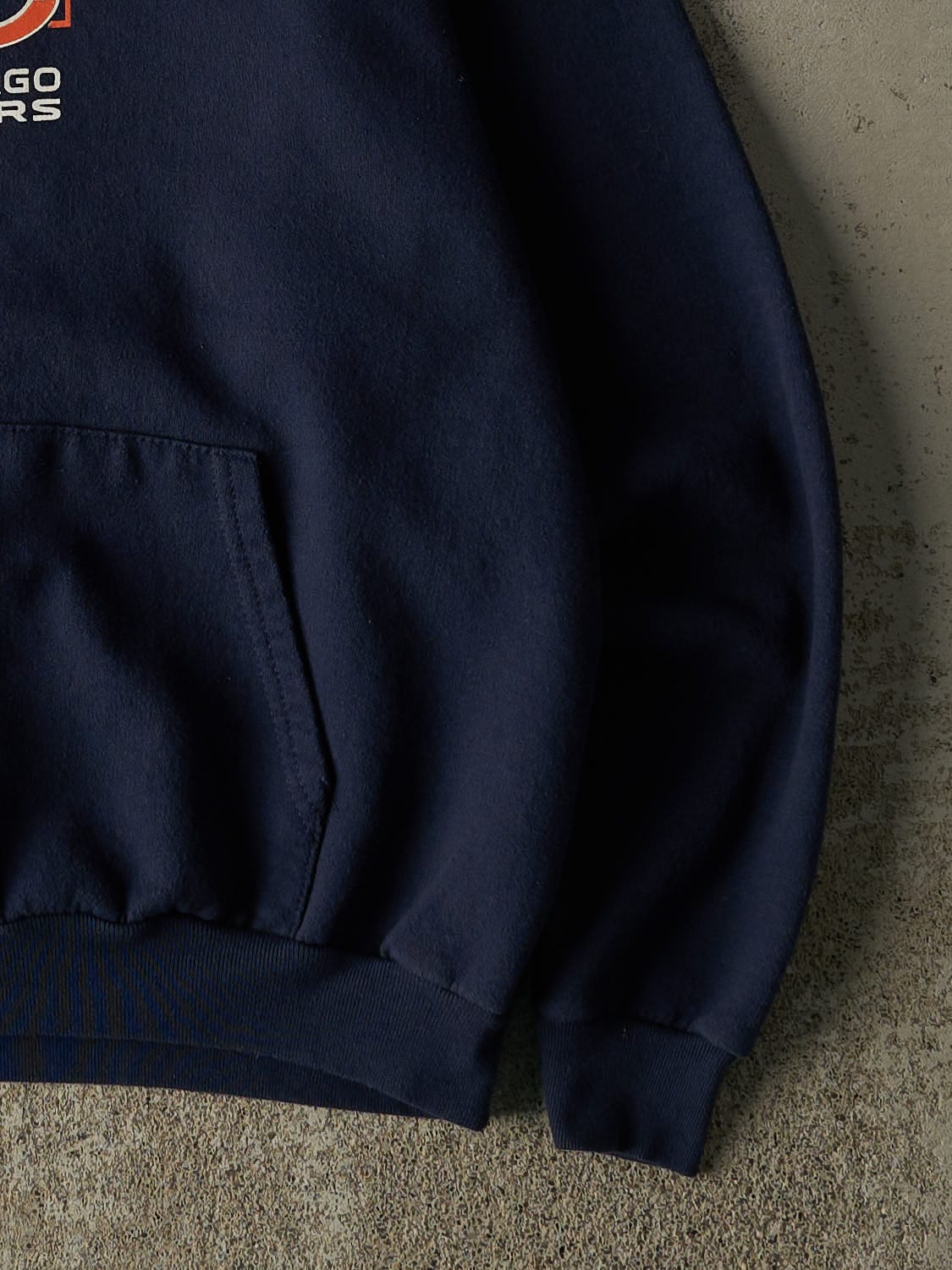 Vintage 07' Navy Blue Chicago Bears Superbowl XLI Hoodie (S/M)