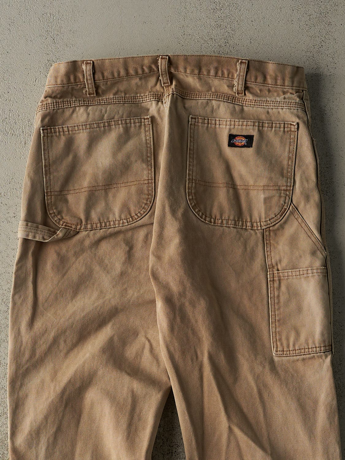 Vintage 90s Beige Dickies Carpenter Work Pants (33x32.5)
