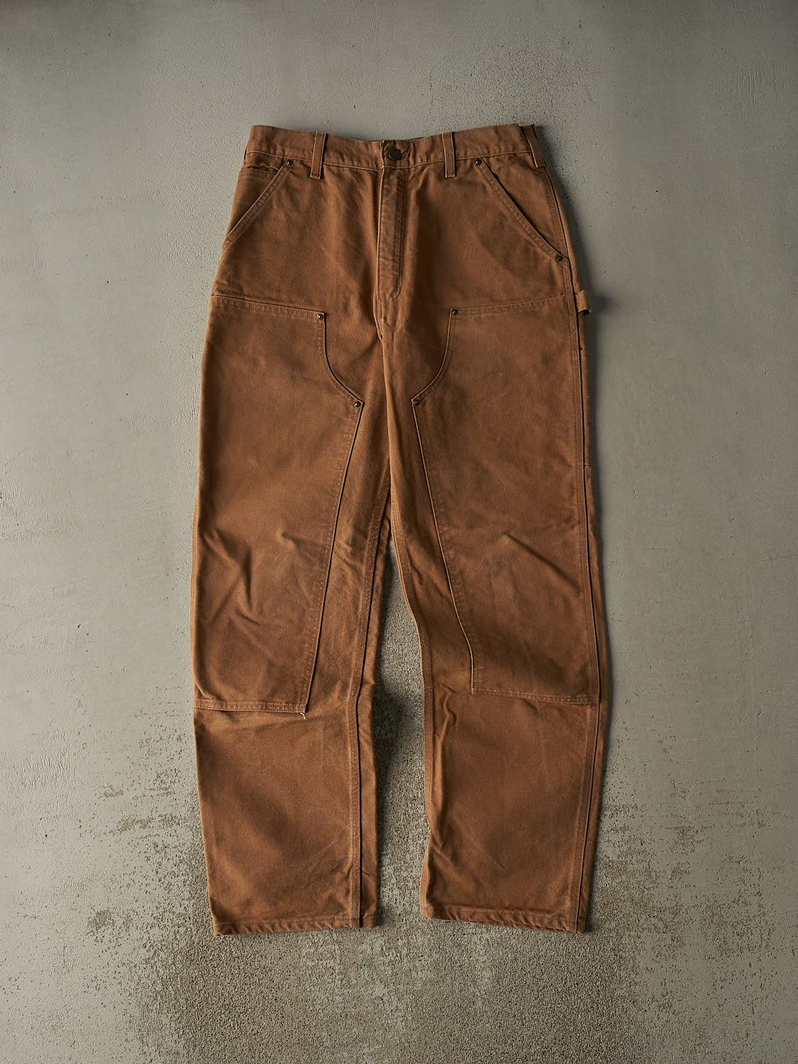 Vintage Y2K Camel Carhartt Double Knee Carpenter Pants (33x34.5)