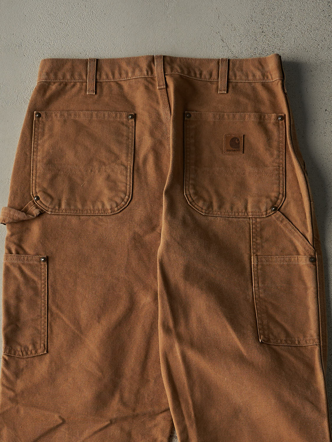 Vintage Y2K Camel Carhartt Double Knee Carpenter Pants (33x34.5)